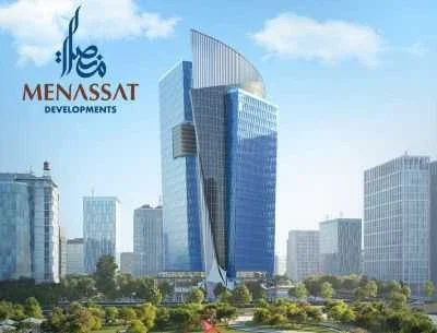 منطقة الداون تاون العاصمة الادارية الجديدة على محور محمد بن زايد الشمالى داخل منطقة الأبراج وعلى النهر الاخضر يقع مباشرة امام محطة المونوريل و مجمع الديانات و مسجد مصر الكبير - Image 1